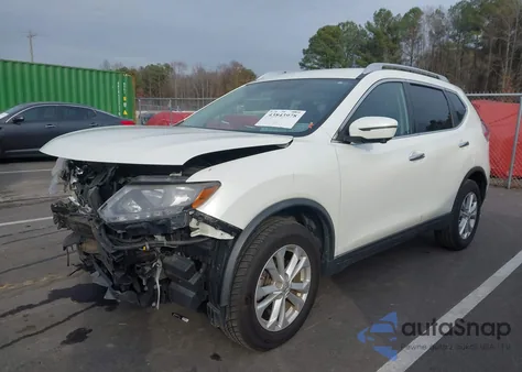 2016 Nissan Rogue Sv z USA, uszkodzony, nr VIN KNMAT2MV6GP620334